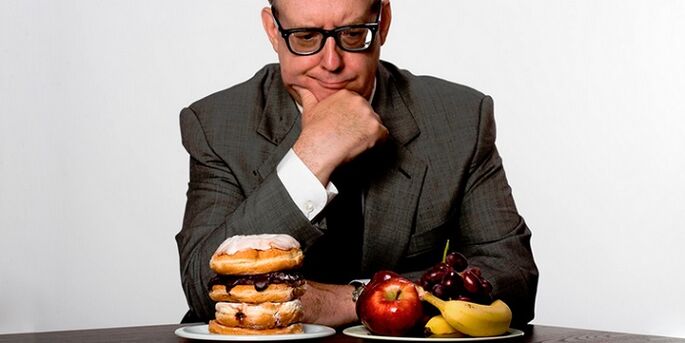 Schädliche und nützliche Lebensmittel für die männliche Potenz.